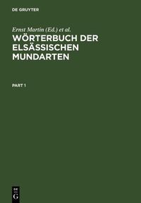 Produktbild: W&ouml;rterbuch der els&auml;ssischen Mundarten
