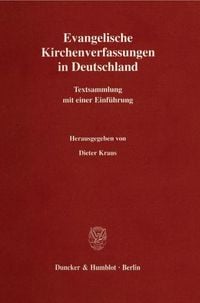 Produktbild: Evangelische Kirchenverfassungen in Deutschland.