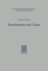 Produktbild: Pseudonymity and Canon