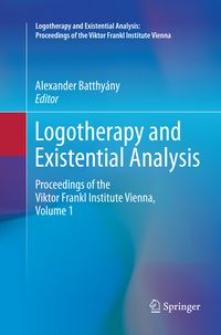 Produktbild: Logotherapy and Existential Analysis
