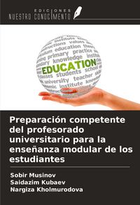 Produktbild: Preparaci&oacute;n competente del profesorado universitario para la ense&ntilde;anza modular de los estudiantes