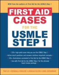 Produktbild: First Aid Cases for the USMLE Step 1