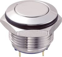 Produktbild: TRU COMPONENTS 701816 GQ16F-10/J/S Vandalismusgesch&uuml;tzter Drucktaster 48 V/DC 2 A 1 x Aus/(Ein) tastend 1 St.