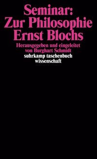 Produktbild: Seminar: Zur Philosophie Ernst Blochs