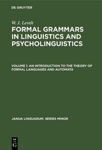 Produktbild: An Introduction to the Theory of Formal Languages and Automata