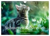 Produktbild: Schnurren & Streifen - Zw&ouml;lf Monate mit Tigerkatzen (Wandkalender 2027 DIN A4 quer), CALVENDO Monatskalender