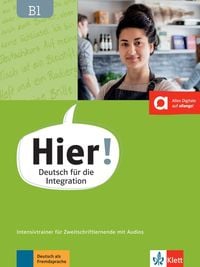 Produktbild: Hier! B1. Intensivtrainer für Zweitschriftlernende mit Audios