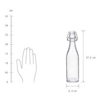 BUTLERS SWING 4x Flasche mit Bügelverschluss 500ml