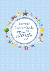 Produktbild Grußkarte - Herzliche Segenswünsche zur Taufe