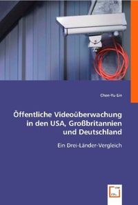 Produktbild: Lin, C: &Ouml;ffentliche Video&uuml;berwachung in den USA, Gro&szlig;britann