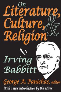 Produktbild: On Literature, Culture, and Religion