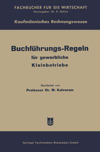 Produktbild: Buchf&uuml;hrungs-Regeln f&uuml;r gewerbliche Kleinbetriebe