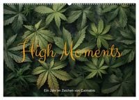 Produktbild: High Moments - Ein Jahr im Zeichen von Cannabis (Wandkalender 2026 DIN A2 quer), CALVENDO Monatskalender