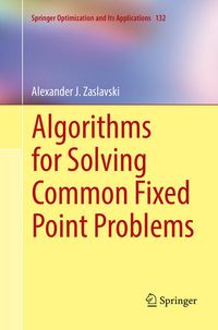 Produktbild: Algorithms for Solving Common Fixed Point Problems