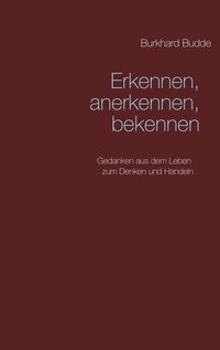 Produktbild: Erkennen, anerkennen, bekennen