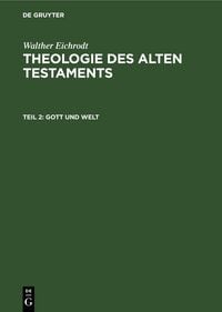 Produktbild: Gott und Welt