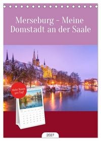 Produktbild: Tischplaner 2027 - Merseburg - Meine Domstadt an der Saale (A5 Tischkalender zum Aufstellen) CALVENDO