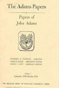 Produktbild: Adams, J: Papers of John Adams - September 1775 - April 1775