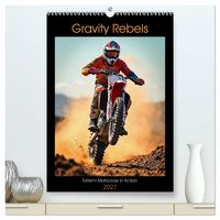 Produktbild: Gravity Rebels - Extrem-Motocross in Action (hochwertiger Premium Wandkalender 2027 DIN A2 hoch), Kunstdruck in Hochglanz