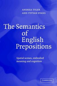 Produktbild: The Semantics of English Prepositions