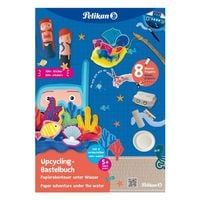 Produktbild: Pelikan Upcycling Bastelbuch DIN A4 Meereswelt mit Sticker, 32 Seiten