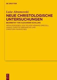 Produktbild: Neue Christologische Untersuchungen