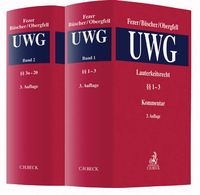 Produktbild: Lauterkeitsrecht, Kommentar zum Gesetz gegen den unlauteren Wettbewerb (UWG) Gesamtwerk. UWG