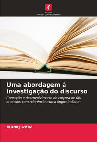 Produktbild: Uma abordagem &agrave; investiga&ccedil;&atilde;o do discurso