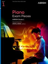 Produktbild: Piano Exam Pieces 2025 & 2026, ABRSM Grade 1