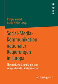 Produktbild: Social-Media-Kommunikation nationaler Regierungen in Europa