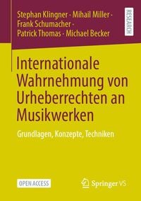 Produktbild: Internationale Wahrnehmung von Urheberrechten an Musikwerken