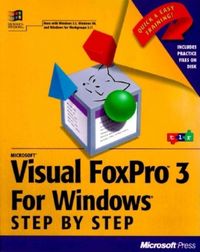 Produktbild: Microsoft Visual FoxPro 3 for Windows Step by Step, w. diskette (3 1/2 inch)