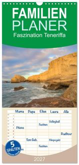 Produktbild: Familienplaner 2027 - Faszination Teneriffa mit 5 Spalten (Wandkalender, 21 x 45 cm) CALVENDO