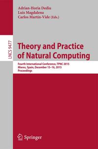 Produktbild: Theory and Practice of Natural Computing