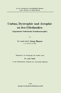 Produktbild: Umbau, Dystrophie und Atrophie an den Gliedma&szlig;en