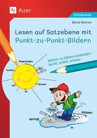 Produktbild: Lesen auf Satzebene mit Punkt-zu-Punkt-Bildern