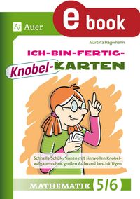 Produktbild: Ich-bin-fertig-Knobelkarten Mathematik Klassen 5-6