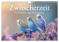 Produktbild: Zwitscherzeit - Ein Kalender voller Wellensittiche (Wandkalender 2027 DIN A4 quer), CALVENDO Monatskalender