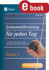 Produktbild: Grammatiktraining f&uuml;r jeden Tag Klasse 5