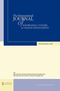 Produktbild: The International Journal of Knowledge, Culture and Change Management