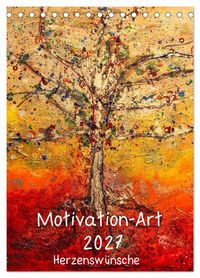 Produktbild: Motivation-Art 2027 (Tischkalender 2027 DIN A5 hoch), CALVENDO Monatskalender