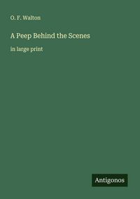 Produktbild: A Peep Behind the Scenes