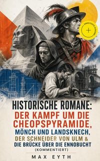 Produktbild: Historische Romane: Der Kampf um die Cheopspyramide, M&ouml;nch und Landsknech, Der Schneider von Ulm & Die Br&uuml;cke &uuml;ber die Ennobucht (Kommentiert)