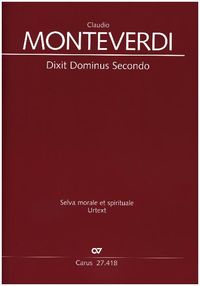 Produktbild: Dixit Dominus, Partitur. Band 2