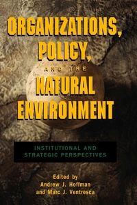 Produktbild: Organizations, Policy, and the Natural Environment