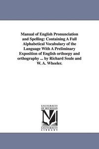 Produktbild: Manual of English Pronunciation and Spelling
