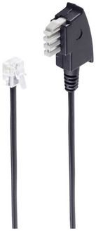Produktbild: Shiverpeaks Fax Anschlusskabel [1x TAE-N-Stecker - 1x RJ11-Stecker 6p2c] 3m Schwarz