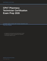 Produktbild: CPhT Pharmacy Technician Certification Exam Prep 2026