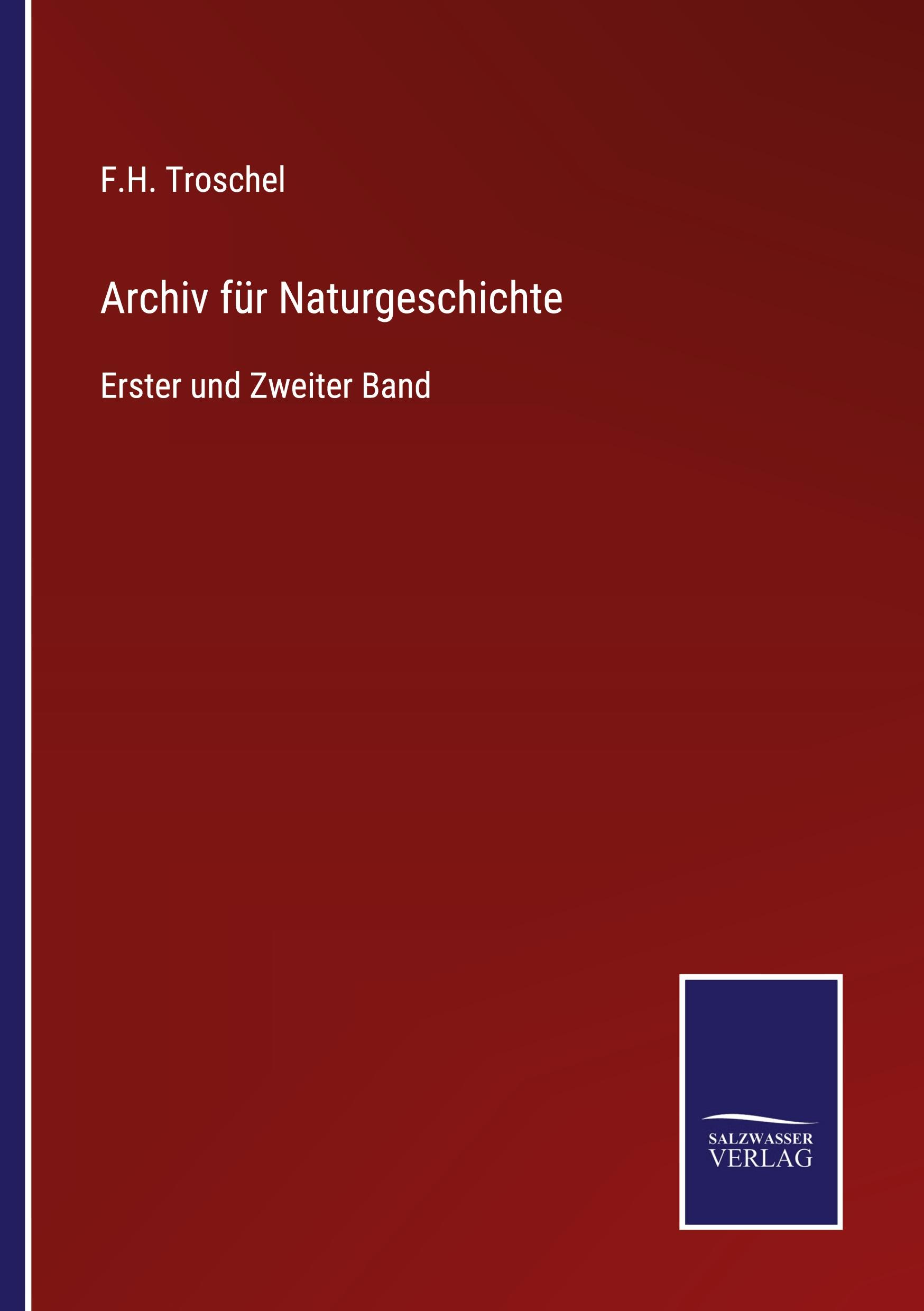 Produktbild: Archiv f&uuml;r Naturgeschichte