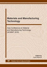 Produktbild: Materials and Manufacturing Technology